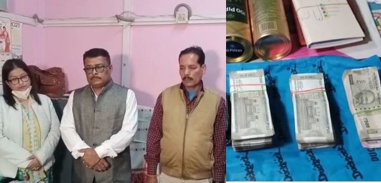 নগাঁও জিলা পৰিবহন বিষয়াৰ কাৰ্যালয়ত আৰক্ষীৰ অভিযান: