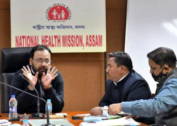 কাৰবি আংলং আৰু পশ্চিম কাৰবি আংলঙৰ স্বাস্থ্য বিভাগৰ সঁজাতি দলৰ সৈতে স্বাস্থ্য মন্ত্ৰীৰ বৈঠক