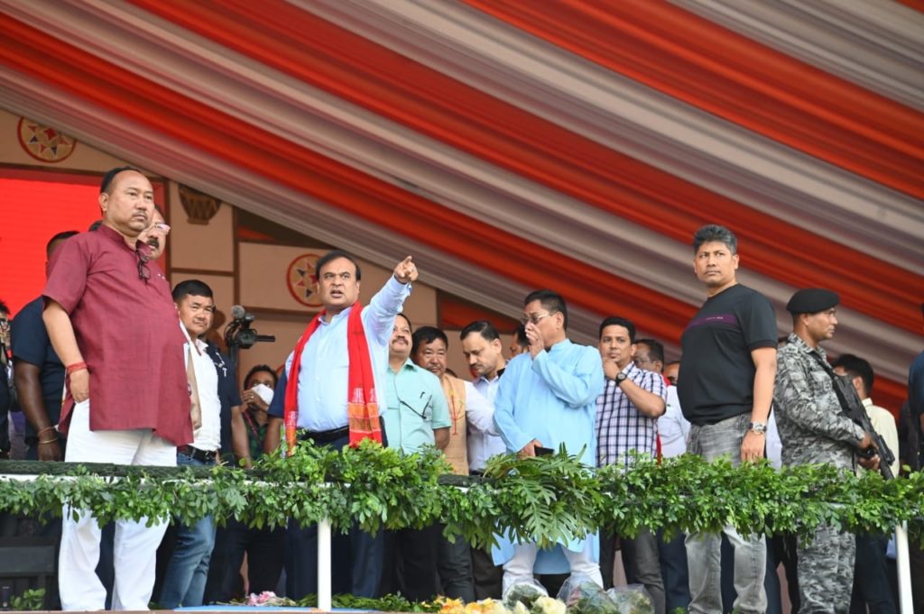 কাৰবি পাহাৰত প্ৰধানমন্ত্ৰী মোদী