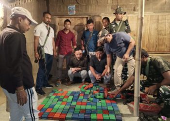 ডিলাইত প্ৰায় ১৫ কোটি টকা মূল্যৰ সন্দেহযুক্ত হেৰ’ইন জব্দ:আটক দুই মণিপুৰী সৰবৰাহকাৰী