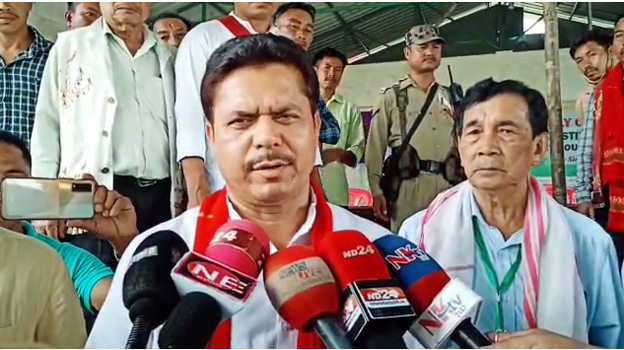 অসম প্ৰদেশ কংগ্ৰেছ কমিটীৰ সভাপতি ভূপেন বৰা