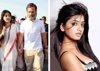 ৰাহুল গান্ধীৰ হাতত ধৰি অভিনেত্ৰী পুনমৰ পদযাত্ৰা! ভাইৰেল ফটোক লৈ সমালোচনা