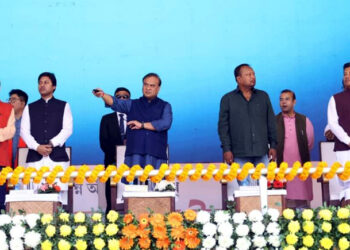 বিকাশৰ বাবে এটা পষেকত বিশ্বনাথ জিলাত বিধানসভা ১২টা প্ৰকল্পৰ আধাৰশিলা স্থাপন মুখ্যমন্ত্ৰীৰ
