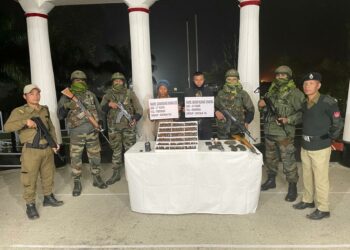 অৰুণাচল প্ৰদেশত চলা আছাম ৰাইফলচৰ অভিযান আটক দুই উগ্ৰপন্থীঃ