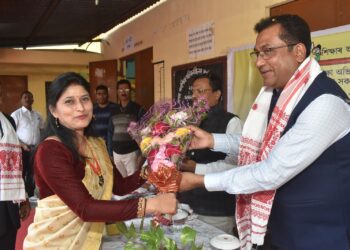 Nagaon I নগাঁৱৰ খাগৰিজান নিম্ন বুনিয়াদী বিদ্যালয়ৰ ‘ৰাইজৰ উৎসৱ’ত বিধায়ক ৰূপক শৰ্মা