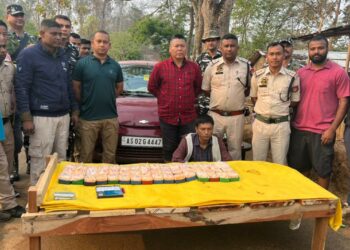Karbi Anglong Drugs! খটথটীত প্ৰায় দুই কোটি টকা মূল্যৰ সন্দেহযুক্ত হেৰ’ইনৰ সহ এজন সৰবৰাহকাৰী আটক আটক