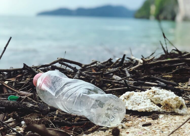 close up photo of plastic bottle