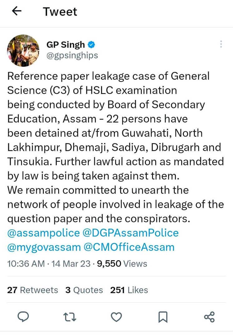 tweet1 | ASSAM TIMES POST