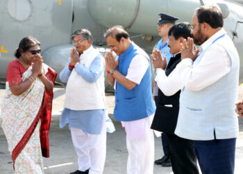 President Draupadi Murmu I গজ মহোৎসৱ উদ্বোধনৰ বাবে কাজিৰঙাত ৰাষ্ট্ৰপতি, মুখ্যমন্ত্ৰীৰ আদৰণি