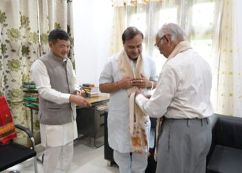 Rangbong Terang I ডিফুত ৰংবং তেৰাঙৰ গৃহত মুখ্যমন্ত্ৰী হিমন্ত বিশ্ব শৰ্মা