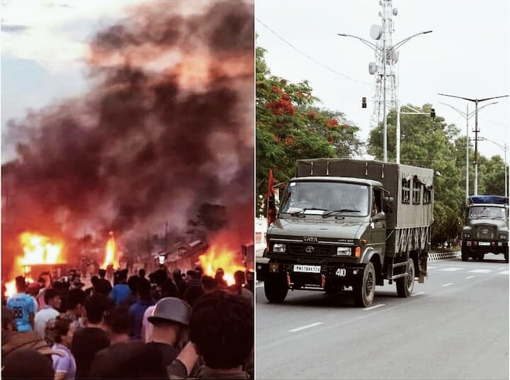 One dead in police firing as mob tries to loot armoury I মণিপুৰত পুনৰ অস্ত্ৰ লুটৰ চেষ্টা : নিহত ১