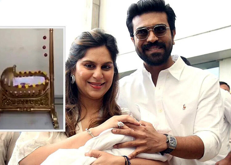 Naming Ramcharan’s daughter I আম্বানীৰ সোণৰ দোলনা ৰামচৰণৰ কন্যালৈ! কাপোৰৰ বাবে আইনী সমস্যাত উৰ্ফি