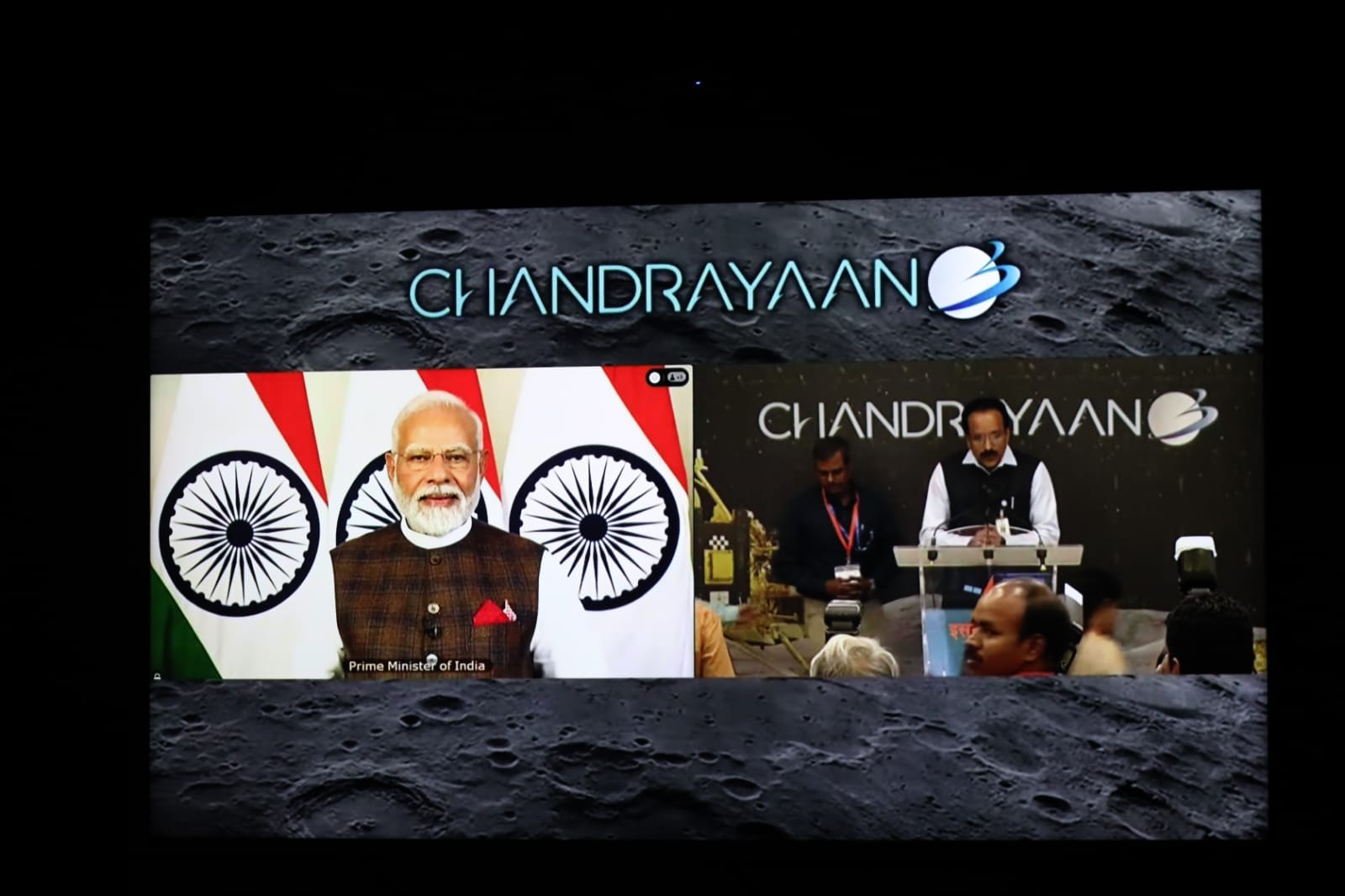 International Media Coverage of Chandrayaan-3's Historic First"