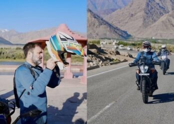 Rahul Gandhi’s Bike Ride I ৰাজীৱ গান্ধীৰ জন্মদিন উদযাপনৰ বাবে বাইকেৰে লাডাখলৈ ৰাহুল গান্ধী