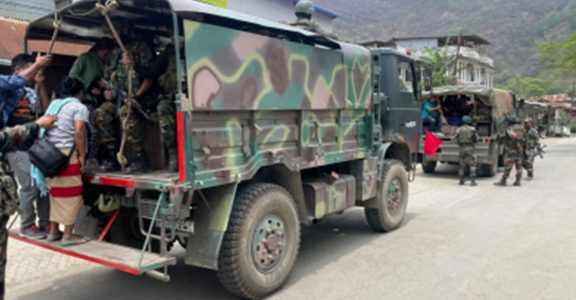 The Ongoing Clashes between Security Forces and Armed Men in Manipur