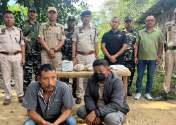 Morphine seized I বৰপথাৰত গোলাঘাট-কাৰ্বি আংলং আৰক্ষীৰ ড্ৰাগছ বিৰোধী অভিযান