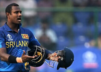 CWC (Sri Lanka Vs Bang) 2023 I বাংলাদেশ-শ্ৰীলংকা মেচত আউট বিতৰ্ক, বল খেলিব নোপোৱাকৈয়ে আউট শ্ৰীলংকাৰ মেথিউজ