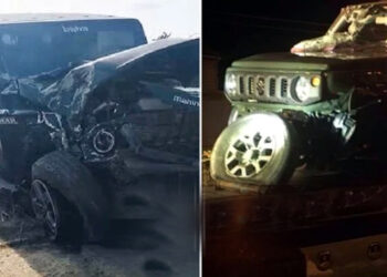 Road accident I ধনশিৰি মহকুমাৰ কাষৰীয়া অঞ্চলত সংঘটিত পথ দুৰ্ঘটনাত নিহত ৪