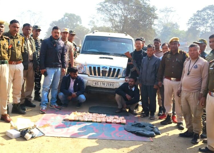 “Heroin Haul on Highway 36: Plastic Soap Containers Conceal Drugs Worth Rs 2 Crore; Two Detained in Karbi Anglong”