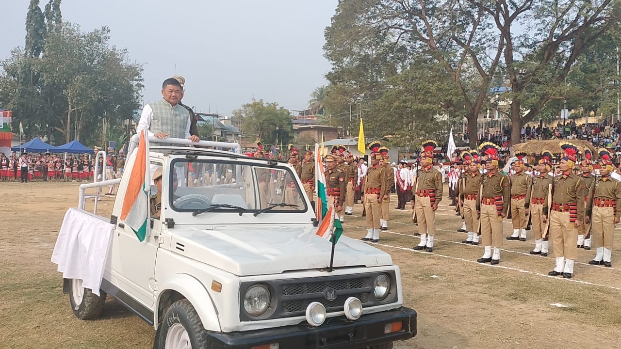 Republic Day Observed in Diphu I ডিফুত ৭৫ সংখ্যক গণৰাজ্য দিৱস পালন 3 Diphu Repubp5 | ASSAM TIMES POST