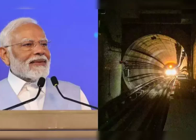Prime Minister Modi Inaugurates India’s First Underwater Metro in Kolkata Amidst a Whirlwind Tour of Infrastructure Projects