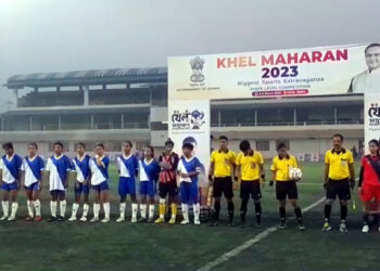 Women’s U-19 Football Tournament : ডিফুৰ কাছা স্পৰ্টৰ্চ কমপ্লেক্সকত খেল মহাৰণ : উদ্ধোধনী ১৯ অনুৰ্ধ মহিলা ফুটবল খেলত কাৰবি আংলঙৰ বিজয়