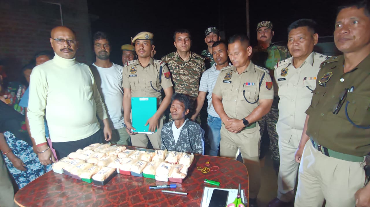 খটখটীত আৰক্ষীৰ অভিযান