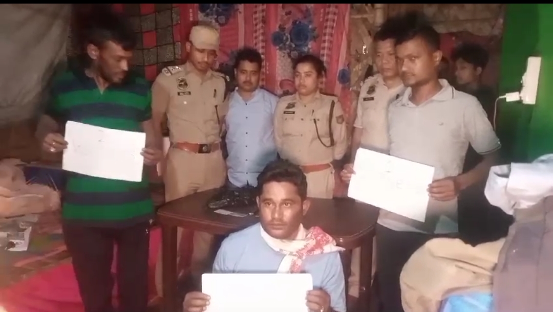 লাহৰিজানত পিষ্টল সহ এজন লোক আটক খটখটী আৰক্ষীৰ 3 লাহৰিজান