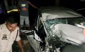Fatal Collision Between Maruti Artiga and Gas Cylinder Truck in Jokhalabandha: One Dead, Two Severely Injured