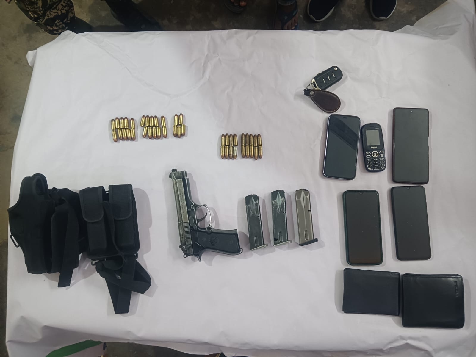 Seizure of Illegal Arms and Arrest of Five Individuals in Karbi Anglong