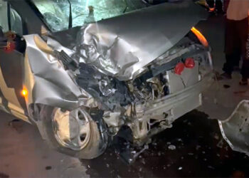 Road accident in Bakliaghat : বকলীয়াঘাটত ভয়ঙ্কৰ পথ দুৰ্ঘটনা, গুৰুত্বৰভাৱে আঘাতপ্ৰাপ্ত চালকদ্বয়