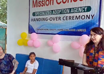 Child Adoption form Mission Cansan I ধনশিৰিৰ আৰ্জিনা হ’লগৈ ইটালীৰ নাগৰিক, তুলি ল’লে জৰ্জিঅ’ আৰু এলিছাই
