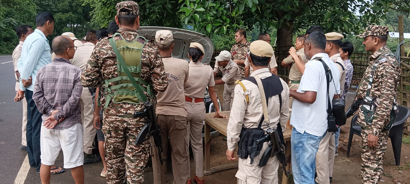  Heroin Hidden in Vehicle Seized in Early Morning Raid at Kakarajan Checkpoint , Karbi Anglong District :