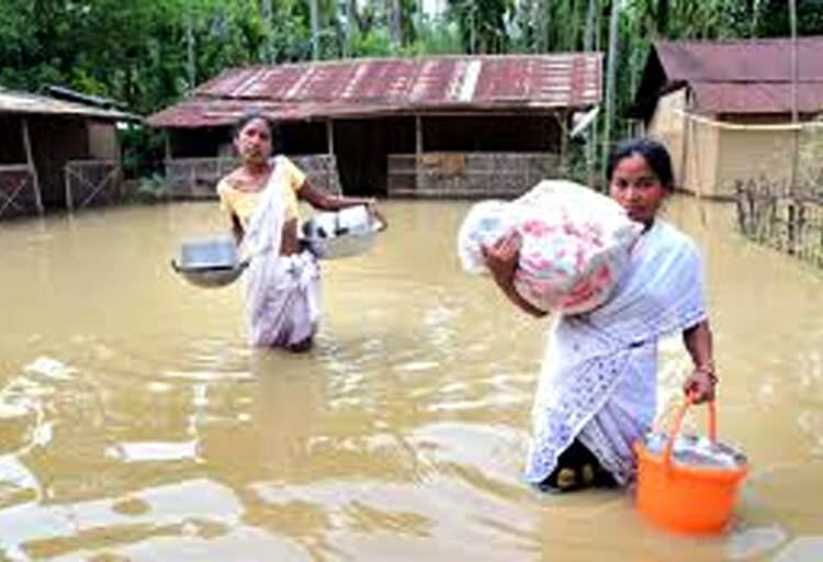 Flood in Assam : বছৰৰ প্ৰথমটো বানত ১৪ জনৰ মৃত্যু, প্লাবিত ন ন অঞ্চল