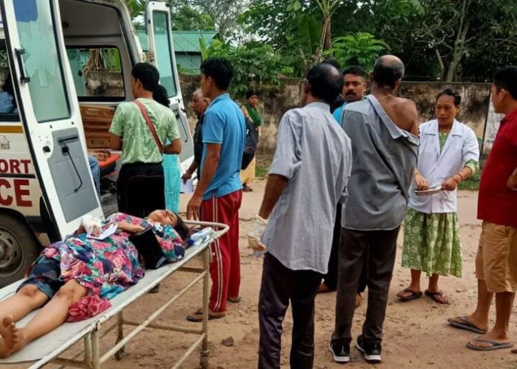 Passenger trailer falls off : মাঞ্জাৰ সমীপৰ মহংদিজুৱাত যাত্ৰীবাহী ট্ৰেইলাৰ বাগৰি ১৩ জন আহত