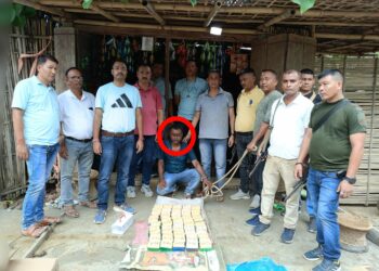 Golaghat Police Dismantle Major Drug Trafficking Ring in Sarupathar: 654 Grams of Heroin Seized