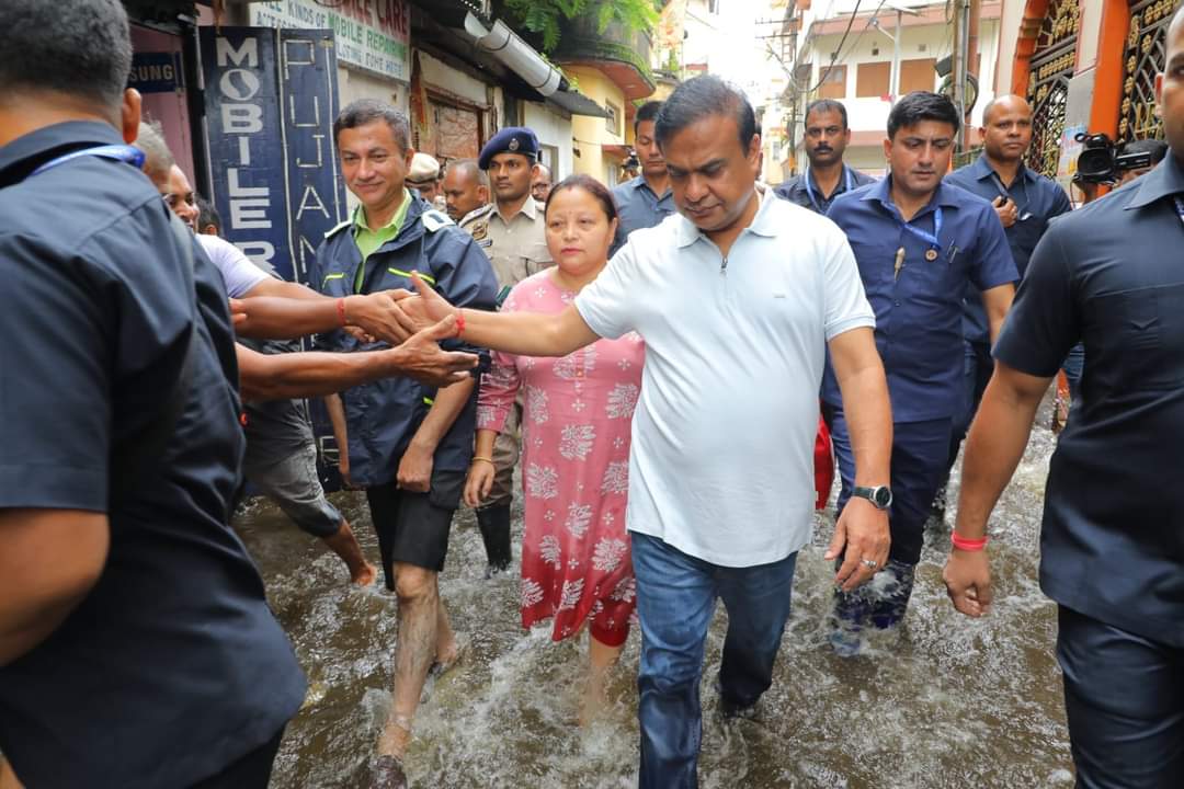 Assam CM Blames Congress for Dibrugarh Floods, Vows Comprehensive Solution to Waterlogging Crisis