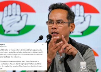 Gaurav Gogoi Slams Amit Shah’s Inadequate Response to Heart-Wrenching Assam Flood Crisis