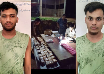 Recovery of heroin and Yaba tablets : ধনশিৰিত তালাচীত ১২ কোটি টকাৰ নিচাযুক্ত দ্ৰব্যসহ দুই সৰবৰাহকাৰী আটক