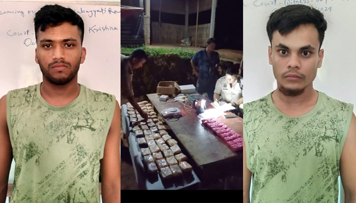 Recovery of heroin and Yaba tablets : ধনশিৰিত তালাচীত ১২ কোটি টকাৰ নিচাযুক্ত দ্ৰব্যসহ দুই সৰবৰাহকাৰী আটক 1 Recovery of heroin and Yaba tablets : ধনশিৰিত তালাচীত ১২ কোটি টকাৰ নিচাযুক্ত দ্ৰব্যসহ দুই সৰবৰাহকাৰী আটক