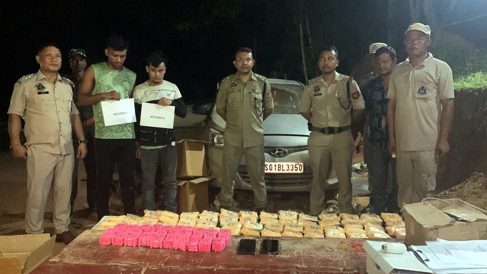Recovery of heroin and Yaba tablets : ধনশিৰিত তালাচীত ১২ কোটি টকাৰ নিচাযুক্ত দ্ৰব্যসহ দুই সৰবৰাহকাৰী আটক 3 ধনশিৰিত তালাচীত ১২ কোটি টকাৰ নিচাযুক্ত দ্ৰব্যসহ দুই সৰবৰাহকাৰী আটক