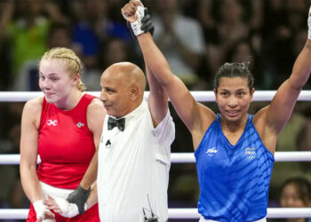 Paris Olympics 2024 : অলিম্পিক পদকৰ পৰা মাত্ৰ এখোজ দূৰৈত লাভলীনা