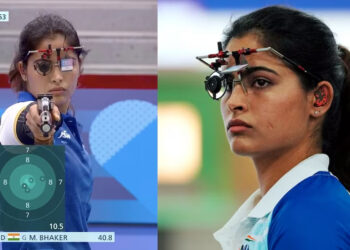 Paris Olympics 2024 : ইতিহাস সৃষ্টি আধৰুৱা হৈ ৰ’ল মনুৰ, অলিম্পিকৰ অন্তিম ইভেণ্টত চতুৰ্থ স্থান দখল মনু ভাকেৰৰ