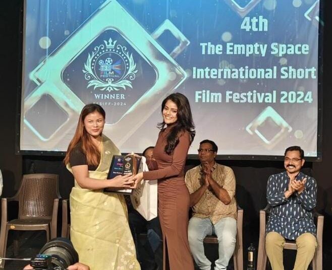 Manipuri Actress Bala Hijam Nigthoujam Clinches ‘Best Actress Award’ at International Short Film Fest