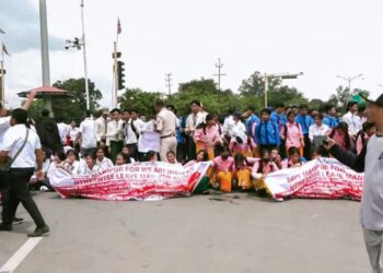 Furious Students Rally Against Escalating Manipur Violence, Face Off with Police: A Stand for Safety and Justice
