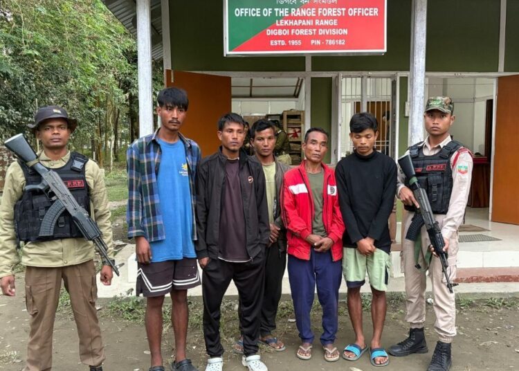 Five Illegal Coal Miners Arrested in Tirap Reserve Forest: