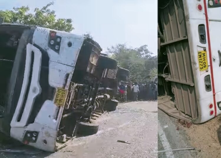 Maharashtra road accident I মহাৰাষ্ট্ৰত শোকাৱহ বাছ দুৰ্ঘটনাত নিহত ১১, আহত ২৬