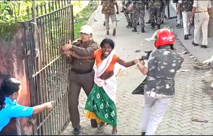 Assam: Protests break out at Dibrugarh Medical College as locals confront police over the closure of a gate