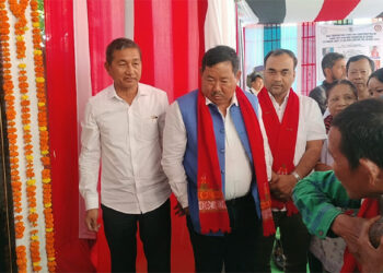Foundation Stone : কার্বি আংলং স্বায়ত্ত শাসিত পৰিষদৰ কাৰ্যবাহী সদস্য আৰু পৰিষদৰ সদস্যৰ বাবে আবাসগৃহৰ আধাৰশিলা স্থাপন