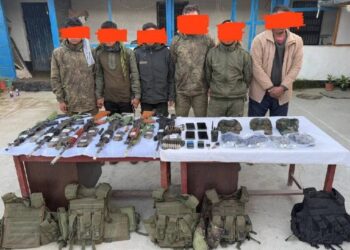 Manipur Police Face Off with PREPAK Cadres in Thoubal, Tragic Fatality and Six Arrests